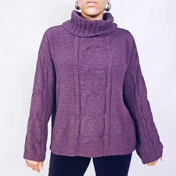 Seven Chunky Cable Knit Sweater - Picture 4 of 9